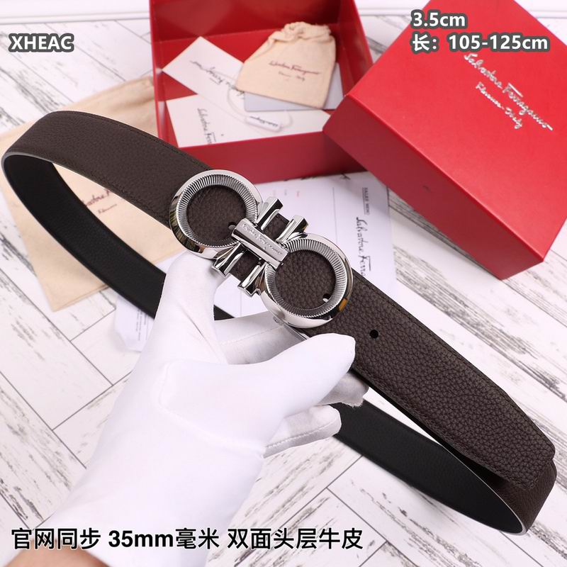Ferragamo belt 35mmX105-125cm 8L131